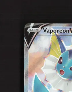 Vaporeon V 172/203 Evolving Skies Full Art Ultra Rare Holo Pokemon Card NM - Image 3