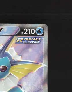 Vaporeon V 172/203 Evolving Skies Full Art Ultra Rare Holo Pokemon Card NM - Image 4