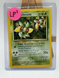 Pokemon TCG Bellossom 3/111 Neo Genesis Holo Unlimited Rare Card - Image 3