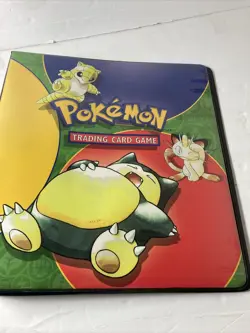 Vintage 1999 Pokemon Trading Card Wizards of the Coast Ultra Pro 3-Ring Binder - Image 1