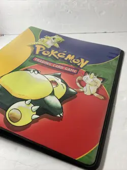 Vintage 1999 Pokemon Trading Card Wizards of the Coast Ultra Pro 3-Ring Binder - Image 3