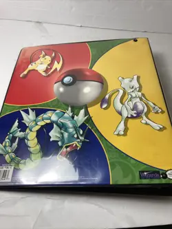 Vintage 1999 Pokemon Trading Card Wizards of the Coast Ultra Pro 3-Ring Binder - Image 5