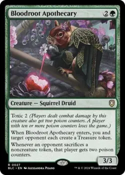 Bloodrot Apothecary - Light Play MTG Commander: Bloomburrow - Image 1
