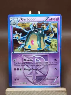 HP Garbodor - 66/135 - Pokemon Plasma Storm Black & White Holo Rare Card - Image 1