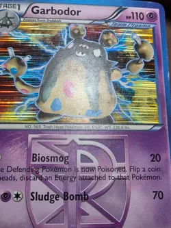 HP Garbodor - 66/135 - Pokemon Plasma Storm Black & White Holo Rare Card - Image 5