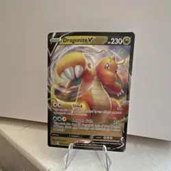 Dragonite V SWSH154 Promo Holo Pokemon TCG Card 230 HP English Basic - Image 1