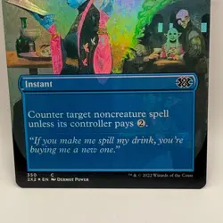 Spell Pierce 350 Double Masters 2022 2X2 Borderless Foil MTG Magic Card Common - Image 2