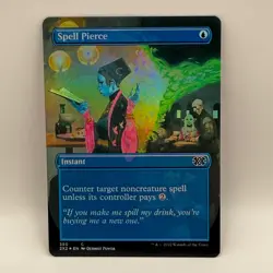 Spell Pierce 350 Double Masters 2022 2X2 Borderless Foil MTG Magic Card Common - Image 3