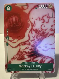 One Piece Card Game Monkey.D.Luffy P-061 English Gear 5 Limited Promo Card - Image 1