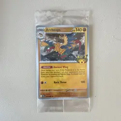 Archeops Pokemon TCG Promo Card Fossil Field Museum Chicago Exclusive - Image 1