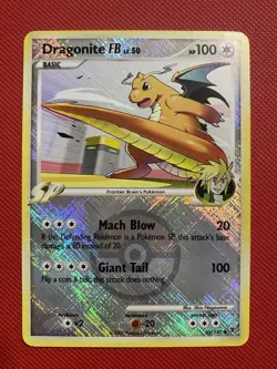 Dragonite FB 56/147 Supreme Victors Crosshatch Pokemon League Promo Card TCG - Image 2