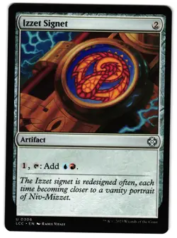 Izzet Signet 306 - NM - Commander: The Lost Caverns of Ixalan C - Image 1