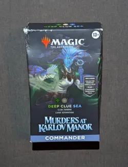 *SEALED* MTG Murders at Karlov Manor Commander Deck - Deep Clue Sea New READ - Image 1