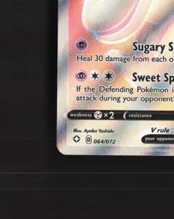 Alcremie V 064/072 Shining Fates Full Art Ultra Rare Holo Pokemon Card NM - Image 5