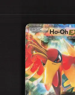 Ho-Oh EX 22/124 Dragons Exalted Ultra Rare Holo Pokemon Card DMG - Image 3
