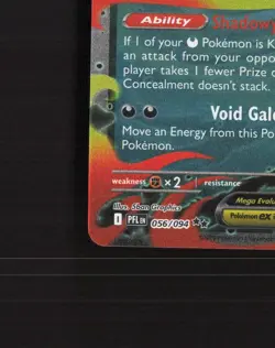 Mega Gengar ex 056/094 Phantasmal Flames Ultra Rare Holo Pokemon Card NM - Image 5