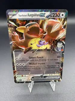 Team Rocket's Kangaskhan EX 162/217 Pokemon Ascended Heroes TCG - Image 1