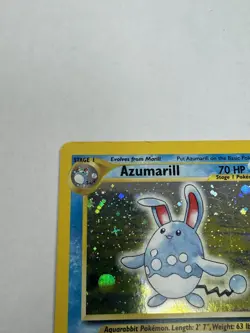 Wizards of the Coast Azumarill 2/111 Neo Genesis 2000 Unlimited Holo Rare 70 HP - Image 2