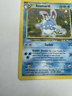 Wizards of the Coast Azumarill 2/111 Neo Genesis 2000 Unlimited Holo Rare 70 HP - Image 3