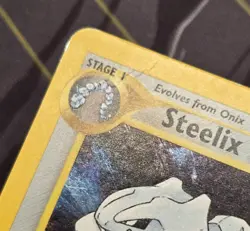 Pokemon TCG Steelix Holo SWIRL 🌀 Neo Genesis 15/111 Unlimited Holo Rare MP - Image 4