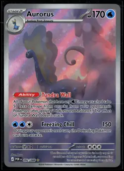 Aurorus 092/088 Perfect Order Illustration Rare Holo Pokemon - Image 1
