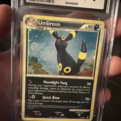 Pokemon Call of Legends Umbreon Holo #22 Perfect Double Swirl Graded Near Mint - Image 1