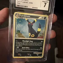 Pokemon Call of Legends Umbreon Holo #22 Perfect Double Swirl Graded Near Mint - Image 3
