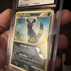 Pokemon Call of Legends Umbreon Holo #22 Perfect Double Swirl Graded Near Mint - Image 5