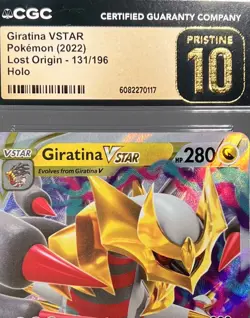 GIRATINA VSTAR #131 CGC 10 Pristine 2022 POKEMON SWORD & SHIELD LOST ORIGIN - Image 1