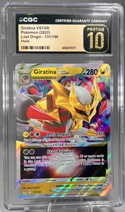 GIRATINA VSTAR #131 CGC 10 Pristine 2022 POKEMON SWORD & SHIELD LOST ORIGIN - Image 2