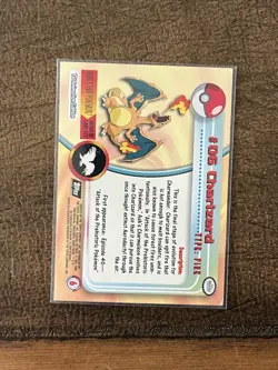 1999 Topps Pokemon TCG Charizard #06 Non-Holo - Image 2
