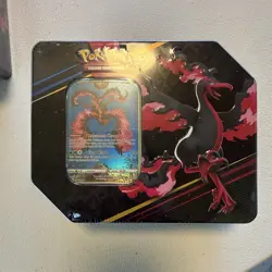 Pokemon TCG Crown Zenith Galarian Moltres Articuno Zapdos Tin Set of 3 Sealed - Image 2