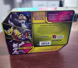 Pokemon TCG: Mewtwo & Mew GX Tag Team Tin [Brand New Factory Sealed!] RARE!! - Image 2