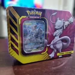 Pokemon TCG: Mewtwo & Mew GX Tag Team Tin [Brand New Factory Sealed!] RARE!! - Image 5
