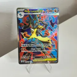 Mega Lucario ex Ultra Rare ME01: Mega Evolution 160/132 Pokemon TCG NM - Image 1