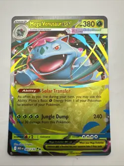 Mega Venusaur ex - 003/132 - Mega Evolution - Double Rare - Pokemon TCG - Image 1