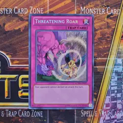 1x Threatening Roar - Secret Rare - LCYW-EN297 - Unlimited - LP - Image 1