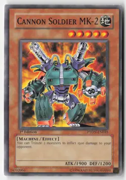 Yugioh - Cannon Soldier MK-2 PTDN-EN035 1st Edition - Phantom Darkness - Image 1