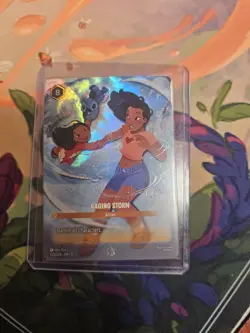 Ravensburger Disney Lorcana Raging Storm 225/204 Super Rare Holo Action - Image 1