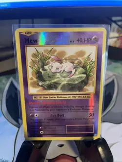 Pokemon Mew TCG Reverse Holo Rare Card 53/108 XY Evolutions - Image 1