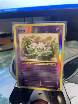 Pokemon Mew TCG Reverse Holo Rare Card 53/108 XY Evolutions - Image 3