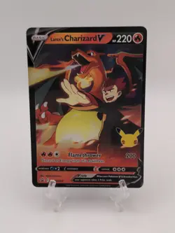 Pokemon TCG Lance's Charizard V SWSH133 Sword & Shield Promo Holo Full Art Card - Image 1