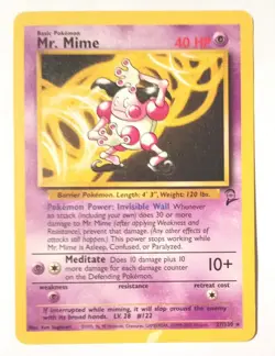 POKEMON CARD MR MIME 27/130 GOOD CONDITION - Image 1