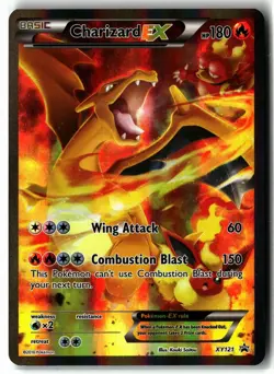 Charizard EX XY121 Holo Full Art XY Black Star Promo Pokemon Card NM - Image 1