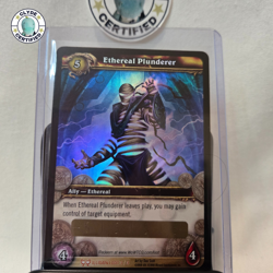 World of Warcraft TCG Ethereal Plunderer - Unscratched Loot Card RARE - Image 1