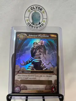 World of Warcraft TCG Ethereal Plunderer - Unscratched Loot Card RARE - Image 2
