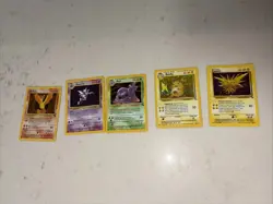 Pokemon TCG Unlimited Holo Fossil Lot! 5 Cards NM-MP Vintage - Image 2