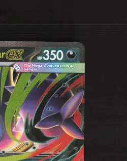 Mega Gengar ex 056/094 Phantasmal Flames Ultra Rare Holo Pokemon Card NM - Image 4