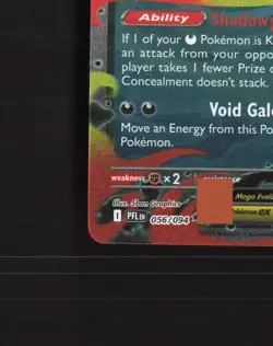 Mega Gengar ex 056/094 Phantasmal Flames Ultra Rare Holo Pokemon Card NM - Image 5