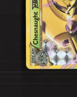 Chesnaught BREAK 12/162 BREAKthrough Full Art Ultra Rare Holo Pokemon Card DMG - Image 5